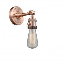 Innovations Lighting 203SW-AC-LED - Bare Bulb - 1 Light - 5 inch - Antique Copper - Sconce