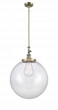 Innovations Lighting 206-AB-G202-18 - Beacon - 1 Light - 18 inch - Antique Brass - Stem Hung - Mini Pendant