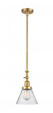 Innovations Lighting 206-SG-G44-LED - Cone - 1 Light - 8 inch - Satin Gold - Stem Hung - Mini Pendant