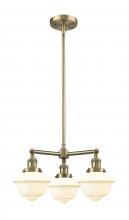 Innovations Lighting 207-AB-G531 - Oxford - 3 Light - 20 inch - Antique Brass - Stem Hung - Chandelier