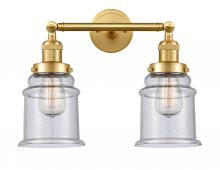 Innovations Lighting 208-SG-G184-LED - Canton - 2 Light - 17 inch - Satin Gold - Bath Vanity Light