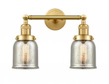 Innovations Lighting 208-SG-G58-LED - Bell - 2 Light - 15 inch - Satin Gold - Bath Vanity Light