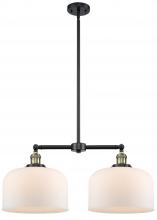 Innovations Lighting 209-BAB-G71-L - Bell - 2 Light - 21 inch - Black Antique Brass - Stem Hung - Island Light