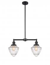 Innovations Lighting 209-BK-G664-7-LED - Bullet - 2 Light - 24 inch - Matte Black - Stem Hung - Island Light