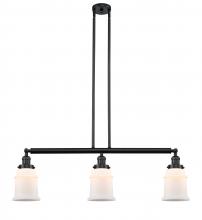 Innovations Lighting 213-BK-G181-LED - Canton - 3 Light - 39 inch - Matte Black - Stem Hung - Island Light