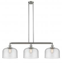 Innovations Lighting 213-SN-G74-L-LED - Bell - 3 Light - 42 inch - Brushed Satin Nickel - Stem Hung - Island Light