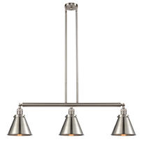 Innovations Lighting 213-SN-M13-SN-LED - Appalachian - 3 Light - 40 inch - Brushed Satin Nickel - Stem Hung - Island Light