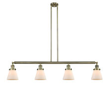 Innovations Lighting 214-AB-G61-LED - Cone - 4 Light - 51 inch - Antique Brass - Stem Hung - Island Light