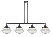 Innovations Lighting 214-BK-G544-LED - Oxford - 4 Light - 54 inch - Matte Black - Stem Hung - Island Light