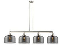 Innovations Lighting 214-PN-G73-L-LED - Bell - 4 Light - 54 inch - Polished Nickel - Stem Hung - Island Light