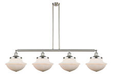 Innovations Lighting 214-SN-G541-LED - Oxford - 4 Light - 54 inch - Brushed Satin Nickel - Stem Hung - Adjustable Island Light