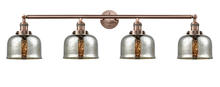 Innovations Lighting 215-AC-G78 - Bell - 4 Light - 45 inch - Antique Copper - Bath Vanity Light