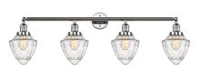 Innovations Lighting 215-PC-G664-7 - Bullet - 4 Light - 46 inch - Polished Chrome - Adjustable Bath Vanity Light