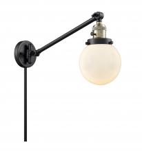 Innovations Lighting 237-BAB-G201-6 - Beacon - 1 Light - 6 inch - Black Antique Brass -Adjustable Swing Arm