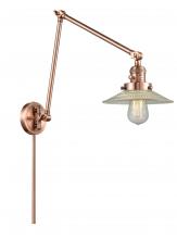 Innovations Lighting 238-AC-G2-LED - Halophane - 1 Light - 9 inch - Antique Copper - Swing Arm