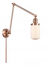 Innovations Lighting 238-AC-G311-LED - Dover - 1 Light - 5 inch - Antique Copper - Swing Arm