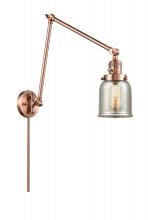 Innovations Lighting 238-AC-G58 - Bell - 1 Light - 8 inch - Antique Copper - Swing Arm