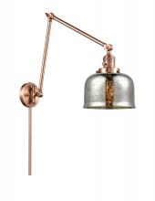 Innovations Lighting 238-AC-G78-LED - Bell - 1 Light - 8 inch - Antique Copper - Swing Arm