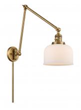 Innovations Lighting 238-BB-G71 - Bell - 1 Light - 8 inch - Brushed Brass -Adjustable Swing Arm