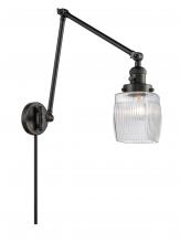 Innovations Lighting 238-BK-G302-LED - Colton - 1 Light - 8 inch - Matte Black -Adjustable Swing Arm