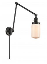 Innovations Lighting 238-BK-G311 - Dover - 1 Light - 5 inch - Matte Black -Adjustable Swing Arm