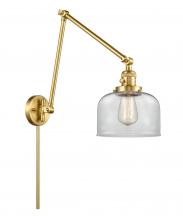 Innovations Lighting 238-SG-G72 - Bell - 1 Light - 8 inch - Satin Gold - Swing Arm