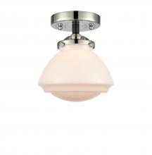 Innovations Lighting 284-1C-BPN-G321-LED - Olean - 1 Light - 7 inch - Black Polished Nickel - Semi-Flush Mount