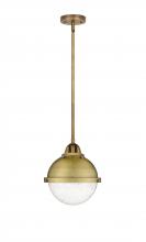 Innovations Lighting 288-1S-BB-HFS-84-BB-LED - Hampden - 1 Light - 9 inch - Brushed Brass - Cord hung - Mini Pendant