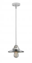 Innovations Lighting 288-1S-PC-M7-PC-LED - Railroad - 1 Light - 8 inch - Polished Chrome - Cord hung - Mini Pendant