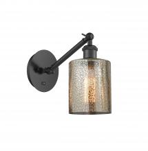 Innovations Lighting 317-1W-BK-G116 - Cobbleskill - 1 Light - 5 inch - Matte Black - Sconce