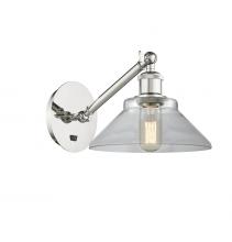 Innovations Lighting 317-1W-PN-G132-LED - Orwell - 1 Light - 8 inch - Polished Nickel - Sconce