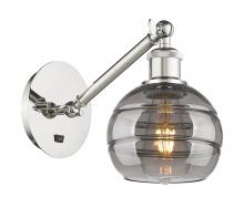 Innovations Lighting 317-1W-PN-G556-6SM - Rochester - 1 Light - 6 inch - Polished Nickel - Sconce