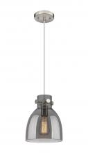 Innovations Lighting 410-1PS-SN-G412-8SM - Newton Bell - 1 Light - 8 inch - Brushed Satin Nickel - Cord hung - Pendant