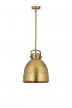 Innovations Lighting 410-1SL-BB-M412-14BB - Newton Bell - 1 Light - 14 inch - Brushed Brass - Pendant