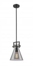 Innovations Lighting 411-1SS-BK-G411-8SM - Newton Cone - 1 Light - 8 inch - Matte Black - Mini Pendant