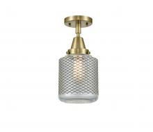 Innovations Lighting 447-1C-AB-G262 - Stanton - 1 Light - 6 inch - Antique Brass - Flush Mount