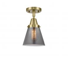 Innovations Lighting 447-1C-AB-G63-LED - Cone - 1 Light - 6 inch - Antique Brass - Flush Mount