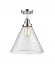 Innovations Lighting 447-1C-PC-G44-L-LED - Cone - 1 Light - 12 inch - Polished Chrome - Flush Mount