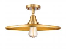 Innovations Lighting 447-1C-SG-MFR-SG-16 - Appalachian - 1 Light - 16 inch - Satin Gold - Flush Mount