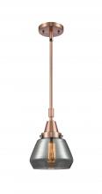 Innovations Lighting 447-1S-AC-G173 - Fulton - 1 Light - 7 inch - Antique Copper - Mini Pendant