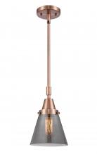 Innovations Lighting 447-1S-AC-G63-LED - Cone - 1 Light - 6 inch - Antique Copper - Mini Pendant