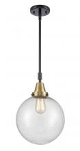 Innovations Lighting 447-1S-BAB-G204-10-LED - Beacon - 1 Light - 10 inch - Black Antique Brass - Mini Pendant