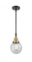 Innovations Lighting 447-1S-BAB-G204-6-LED - Beacon - 1 Light - 6 inch - Black Antique Brass - Mini Pendant