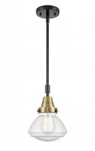 Innovations Lighting 447-1S-BAB-G324-LED - Olean - 1 Light - 7 inch - Black Antique Brass - Mini Pendant