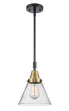 Innovations Lighting 447-1S-BAB-G44-LED - Cone - 1 Light - 8 inch - Black Antique Brass - Mini Pendant