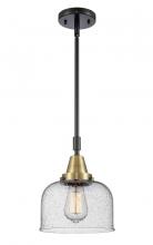 Innovations Lighting 447-1S-BAB-G74-LED - Bell - 1 Light - 8 inch - Black Antique Brass - Mini Pendant