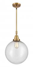 Innovations Lighting 447-1S-BB-G204-12-LED - Beacon - 1 Light - 12 inch - Brushed Brass - Mini Pendant