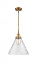 Innovations Lighting 447-1S-BB-G44-L-LED - Cone - 1 Light - 12 inch - Brushed Brass - Mini Pendant