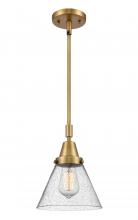 Innovations Lighting 447-1S-BB-G44-LED - Cone - 1 Light - 8 inch - Brushed Brass - Mini Pendant