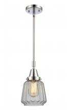 Innovations Lighting 447-1S-PC-G142-LED - Chatham - 1 Light - 7 inch - Polished Chrome - Mini Pendant